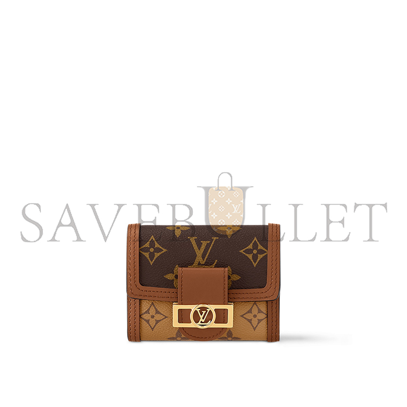 l**is V*t*n dauphine compact wallet m68725 (12*9*4cm)